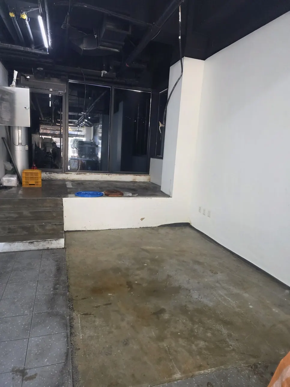 정육점 워크인 냉장냉동고 세종→동두천 이전 설치 - 동두천 매장 설치 공간