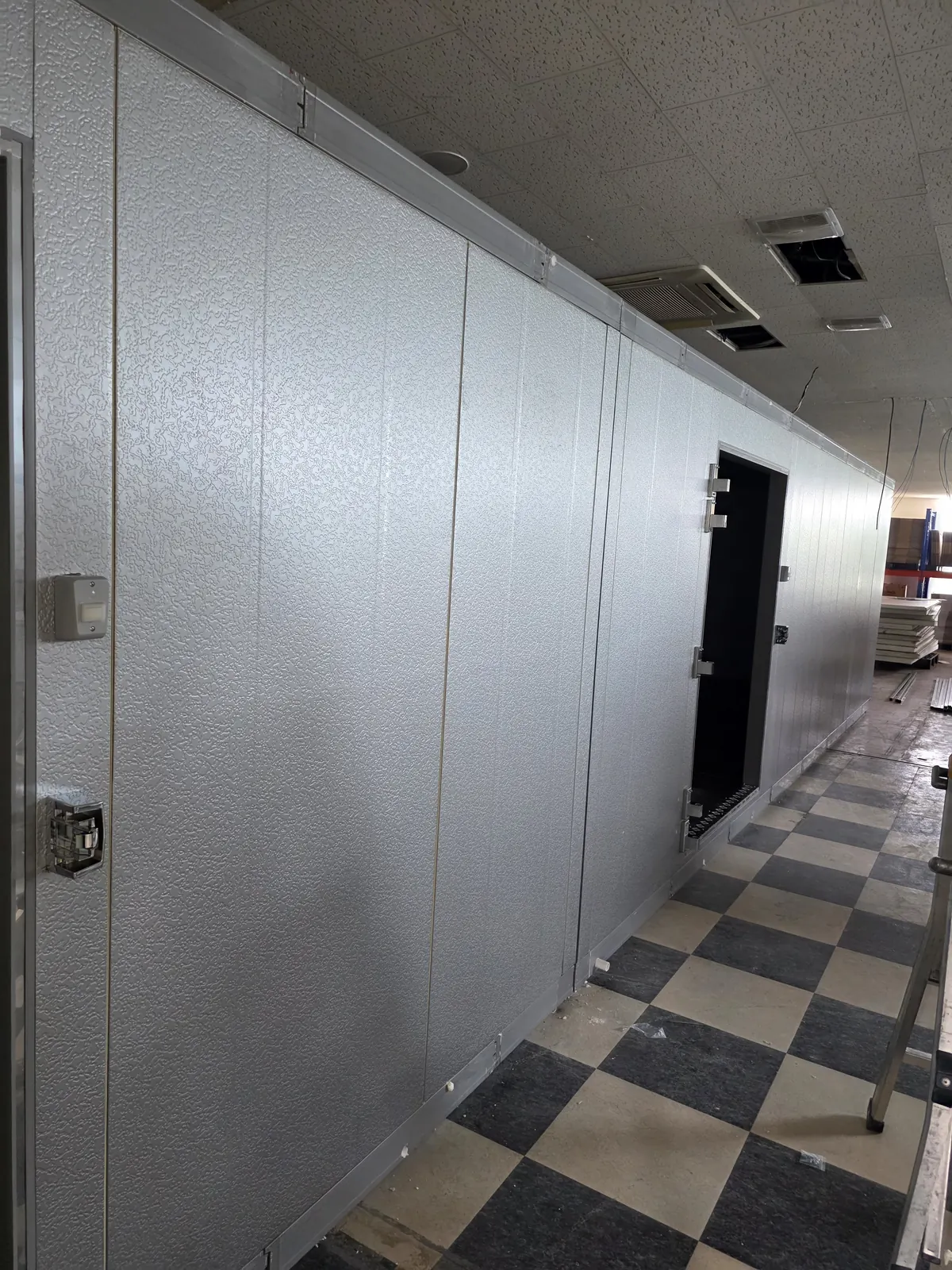 식품공장·HACCP 냉동 7평·냉장 3평 창고 전경